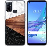 Tumundosmartphone Funda Gel Tpu para Oppo A53 / A53s diseño Mármol 11 Dibujos
