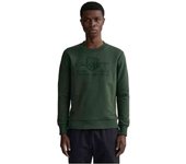 Sudadera Gant Reg Tonal Shield C-Neck Sweat