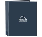 SAFTA  CARPETA FOLIO 4 ANILLAS LOMO ANCHO KAPPA DARK NAVY KAPPA DARK NAVY 6x27x33 Cms.