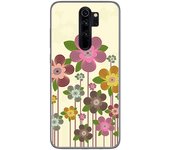 Tumundosmartphone Funda Gel Tpu para Xiaomi Redmi Note 8 Pro diseño Primavera En Flor Dibujos