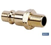 Cofan Conector Aire Macho 3/8 Gran Caudal - Alta Calidad