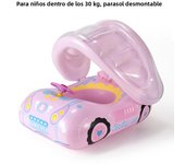 Rooxin Flotador De Coche Para Bebé Asiento Inflable De Natación Para Niños Circulo De Natación Para Agua Juguete De Baño