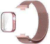 Metal Strap For Huawei Watch Fit 3 4 Band With TPU Case Screen Protector Milanese Magnetic Loop Watchband Fit 4 Pro Bracelet