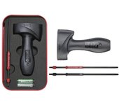 Wiha Juego de comprobador de par de apriete Torque QuickCheck 4 unid. con varillas adaptadoras, pilas y caja (42086)