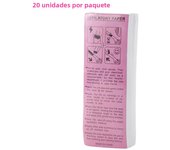 20/50/100pcs Wax Strips  Nonwoven Hair Removal Wax Paper Body Leg Arm Hair Removal Epilator Wax Strip Paper Roll High Quality