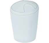 Cubo de basura SPIRELLA colección Move color blanco (5L)
