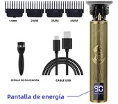 T9 Portable Vintage Hair Trimmer - USB Fast Charging Cordless Barber Clipper for Men's Beard Grooming  Hair Cutting Machine