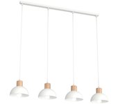 Lámpara de Techo Seco, Metal, Blanco, 90x18x140 cm