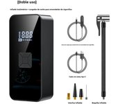 Car Tire Inflator Portable Electric Air Pump Wireless Charging With Compressor Digital Display For Motorcycle Bicycle Balls