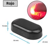 Car Solar Power Strobe Signal Light Fake Security Light Universal Flash Warning LED Light Alarm Lamp Anti-theft Caution