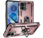 Shockproof Armor Bumper Case For Motorola G10 G20 G30 G34 G54 G14 G31 G41 G51 G71 G22 G200 G52 G60S G100 G50 Metal Ring Cover