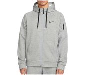 Sudadera con Capucha Nike Therma para hombre en color gris