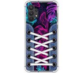 Tumundosmartphone Funda Silicona Antigolpes para Samsung Galaxy A32 4G diseño Zapatillas 07 Dibujos