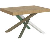 Mesa extensible 90x144/244 cm Volantis Estructura Roble Nature 4/A