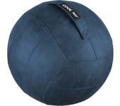 Cooldot Pelota de Pilates y Bola de Yoga PREMIUM con Cubierta de Tela Antibacteriana para Deporte Fitness Fitball Embarazo Asiento de Oficina o Casa con Inflador - Varios Colores y Tamaños