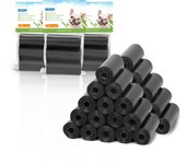 Nobleza - Bolsas Caca Perro, 1080 Unidades Bolsas Excrementos Perros, Extra Grueso, Fuerte y a Prueba. 3 Rollos por Pack, 72 Rollos, Color Negro