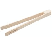 KitchenCraft Pinzas de Cocina para Tostadas de Madera de Haya, 25 cm - Beige