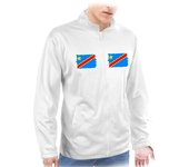 MERCHANDMANIA CHAQUETA TECNICA CON 2 IMPRESIONES bandera república democrática del congo pais 2 logos jacket