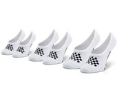 Calcetines Vans Classic Canoodle Pack 3 para mujer en color blanco