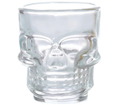 1/2Pcs Skull Head Shot Glass Cup Creative Clear Crystal Wine Cup  Liquor Whisky Vodka Beer Steins for Party Bar Halloween Gifts