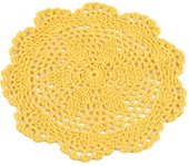 20cm Round Placemat Cup Coaster Mug Kitchen Christmas Table Place Mat Cloth Lace Crochet Tea Coffee Pan Doily Handmade Pad