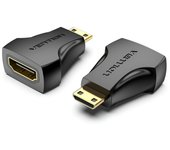 Vention adaptador mini hdmi macho a hdmi hembra - color negro