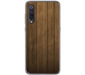 Tumundosmartphone Funda Gel Tpu para Xiaomi Mi 9 diseño Madera Dibujos