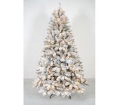 Arbol Pe Metal 1X1X150 150Led Nevado, Decoracióna de navidad para todos los hogares, Navidad Alpina Snow