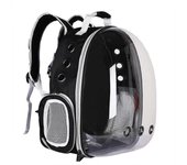 Mochila Transportín Translúcida para Mascotas: Ideal para Viajes con Gatos y Perros, Bolso Transparente para Transporte de Animales Domésticos