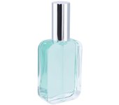 Frasco Perfume  Petaca Pulverizador Plateado | Envase Recargable de Cristal Transparente | Ideal para Perfumes Caseros y Regalos Sofisticados