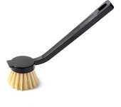 1 Pcs Pot Brush Dishwashing Brush Oil Free Long Handle Pots Brush Cleaning Dishwashing Brush Kitchen Brush Kitchen Cleaning Pan