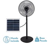 Ventilador de Pie SOLAR RIALTO Negro 30W 3VEL