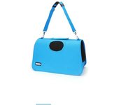 NOBLEZA Transportín Perros&Gatos Portador Bolsa Bolso de Tela para Mascotas Perros Gatos Animales Transportadoras  tamaño L ( L53*W23*H30cm) azul