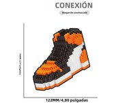 Mini Basketball Shoes Building Block Sneakers Model Bricks Toys DIY Assembly Toys Gifts For Boys Kids Backpack Bag Pendant Gifts