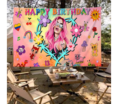 Karol G Female Singer Printed Large Flag Art Science Fiction Room Home Decor Decor Banner