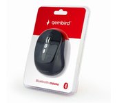 Gembird Ratón Inalámbrico MUSWB-6B-01 con Auriculares Bluetooth y Altavoz Óptico en Color Negro