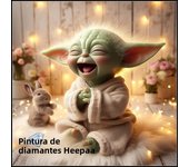 Cute Baby Yoda And Chewbacca Art 5d Diamond Painting Kits Full Drills Cross Stitch Embroidery Home Decor