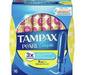 TAMPON TAMPAX COMPAK PEARL REGULAR 16 U PK