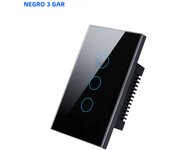 GIRIER Smart Light Switch US No Neutral Wire Required WiFi Touch Wall Switch US 100-240V 1 2 3 Gang Works with Alexa Hey Google