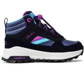 Botines Skechers Fuse Tread-Lets Explore para niñas en color negro