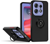 Armor Matte Case For Motorola Moto Edge 50 Pro Fusion Ultra Edge 2024 Cover Ring Magnetic Holder Stand Shockproof Coque Fundas