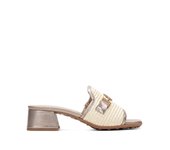 HISPANITAS  SANDALIA ESTRIBO RAFIA CAVA LATTE
