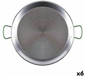 Paellera Belseher Acero Pulido Acero 39 x 28,5 x 5 cm (6 Unidades)