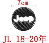 Steering Wheel Center Decoration Stickers for Jeep Wrangler JK JL 2007-2020 Jeep Grand Cherokee 2011-2020 Interior Accessories