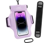 HAISSKY New Armband Waterproof Phone Bag For iPhone 16 15 14 13 12 Pro Max 15 Plus Swimming Surfing Diving Arm Phone Pouch Bag