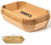 Disposable Air Fryer Paper Non-Stick Kitchen Baking Airfryer Mat Oilproof Micro-wave Barbecue Pad Baking Paper Liner Accessories