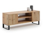 Armário para TV 155 cm Kobi Focus Décor Slats Oak