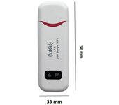 UFi 4G LTE Mini WiFi Router with USB Adapter Wireless Type-C Mobile Router Hotspot 4G LTE Modem Router for RV Travel Camping