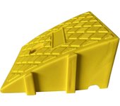 Rampa de freno-Presión antideslizante portátil resistente para almohadillas de rampa de coches, para usar; Bicicletas Motocicletas en coches, 25 × 27 × 11cm/25 × 27 × 13cm, amarillo