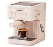 Cafetera eléctrica de 20 Bar, cafetera italiana profesional, semiautomática, con espumador de leche y capuchino